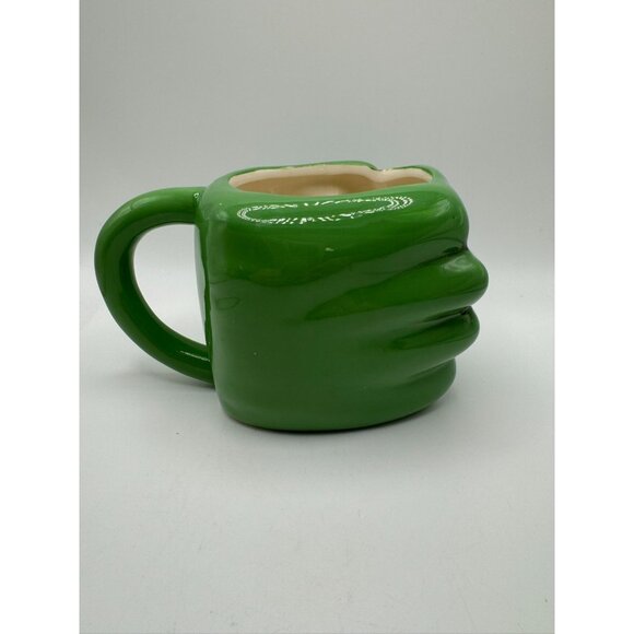 Marvel's Incredible HULK Coffee Mug 20oz Hulk Smash Cup Green Fist - Picture 4 of 6